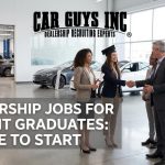 Dealership Jobs for Fresh Graduates