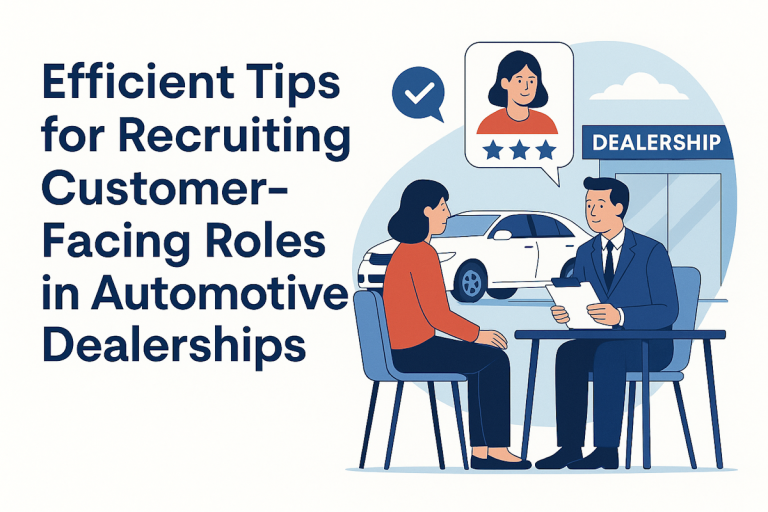Efficient Tips for Recruiting Customer-Facing Roles in Automotive Dealerships