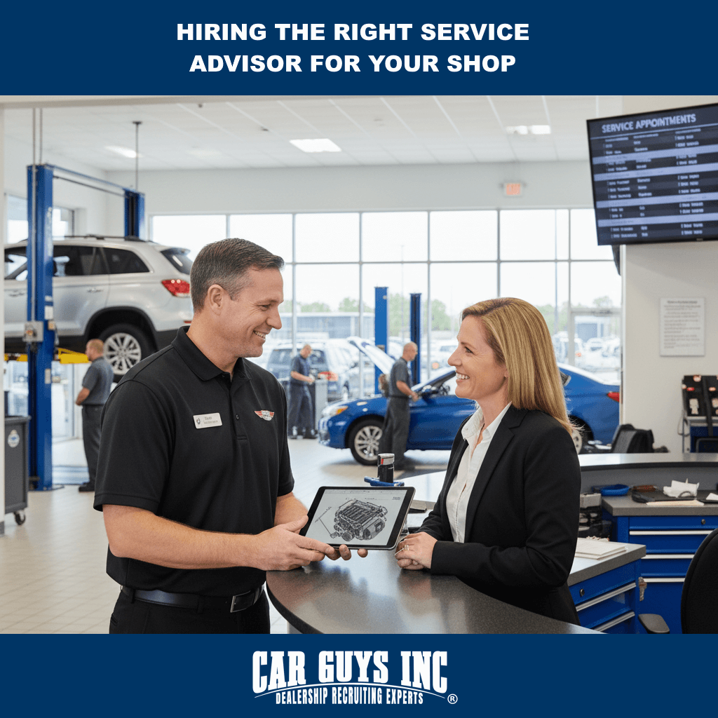 Hiring the Right Service Advisors for Your Shop - CarGuys Inc.