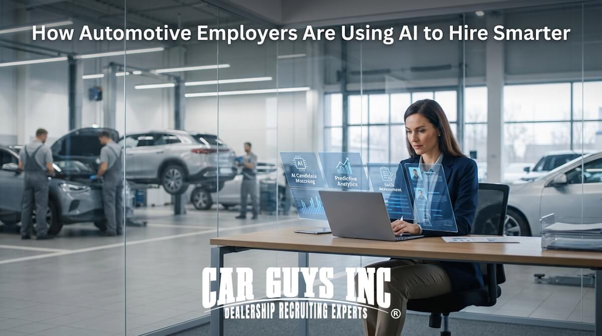How AI Is Transforming Automotive Recruitment - CarGuys Inc.