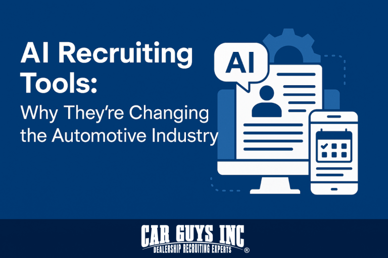 Using AI recruiting tools