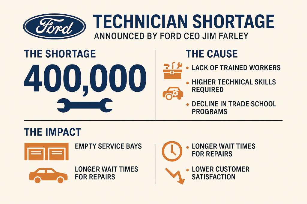 Ford's Technician Shortage Cause & Impact