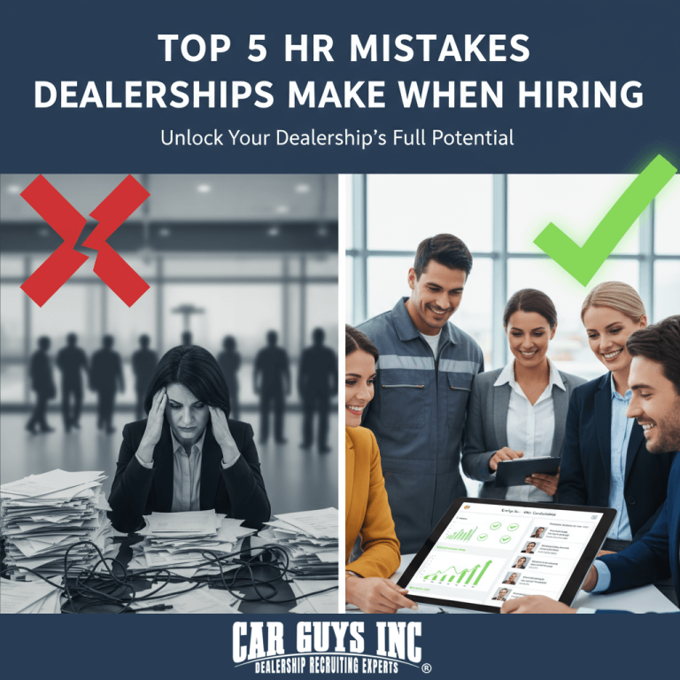 5 HR Mistakes Dealerships Make