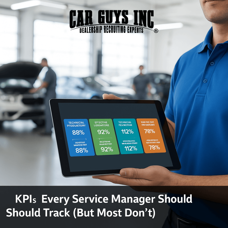 5 KPIs Every Service Manager Should Track