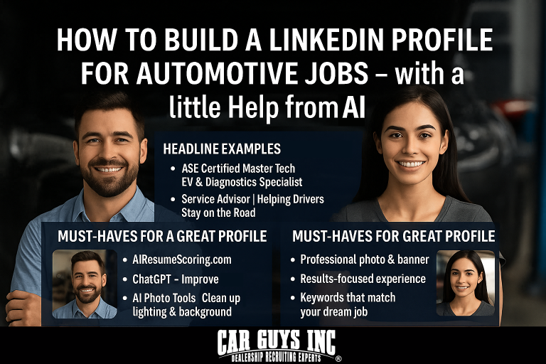 The Best LinkedIn Profiles for Automotive Jobs
