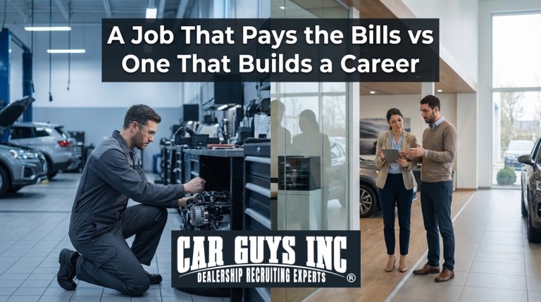 The Difference Between a Job That Pays the Bills and One That Builds a Career