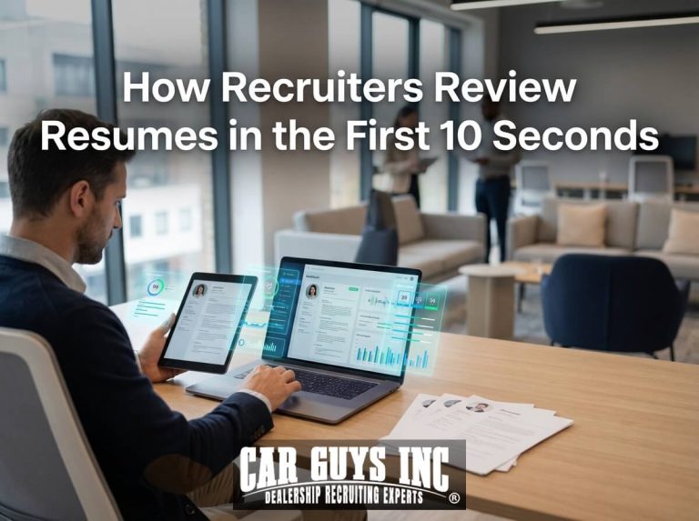 What Recruiters Notice in the First 10 Seconds of Your Resume