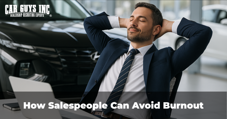 How Salespeople Can Avoid Burnout