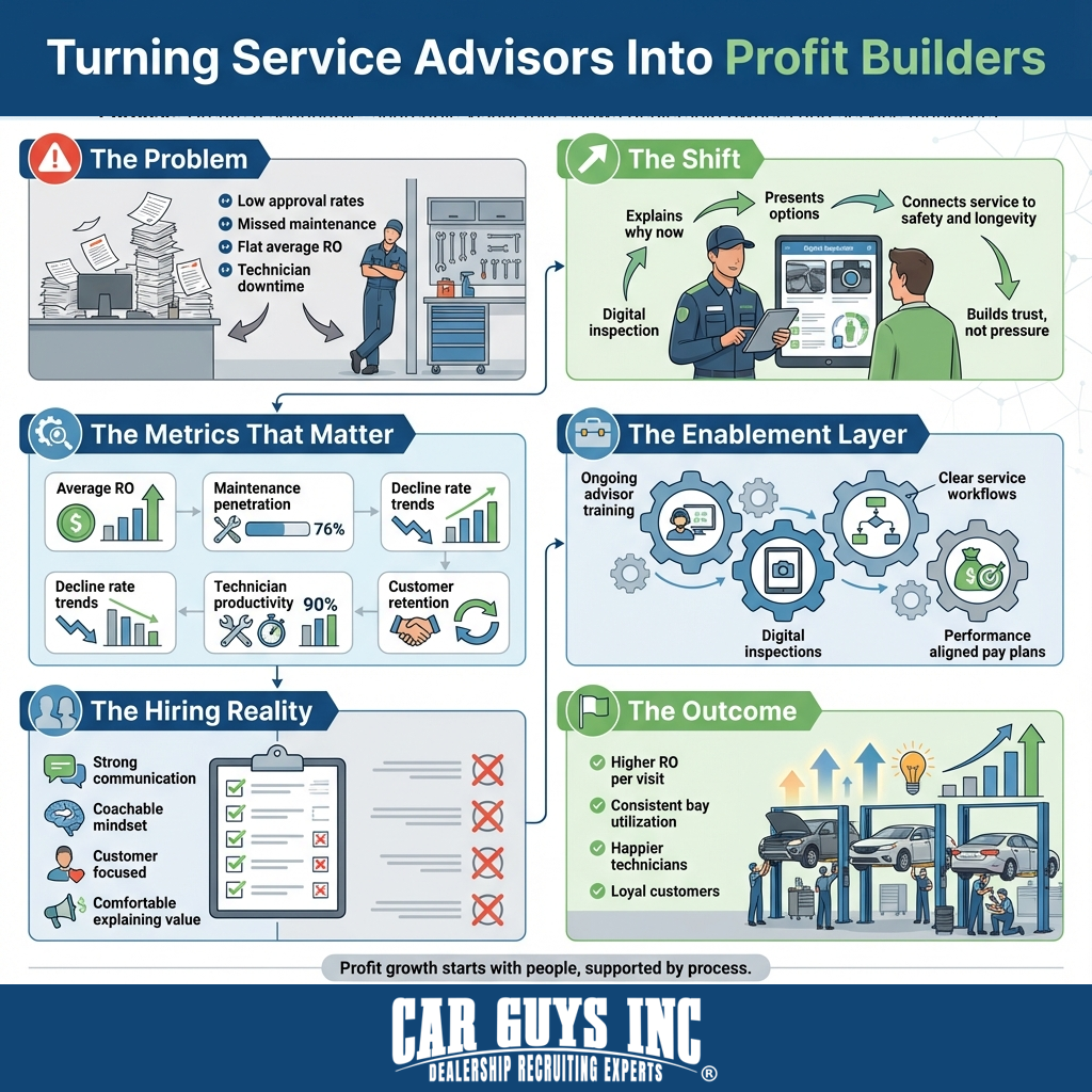 How to Turn Service Advisors into Profit Builders