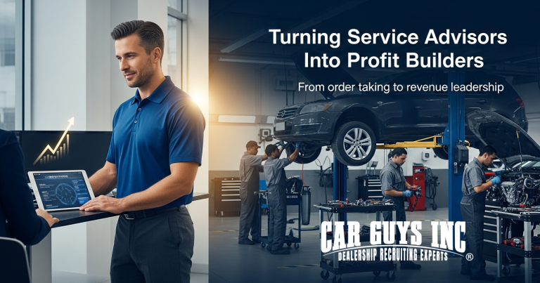 Turning Service Advisors into Profit Builders, Not Order Takers