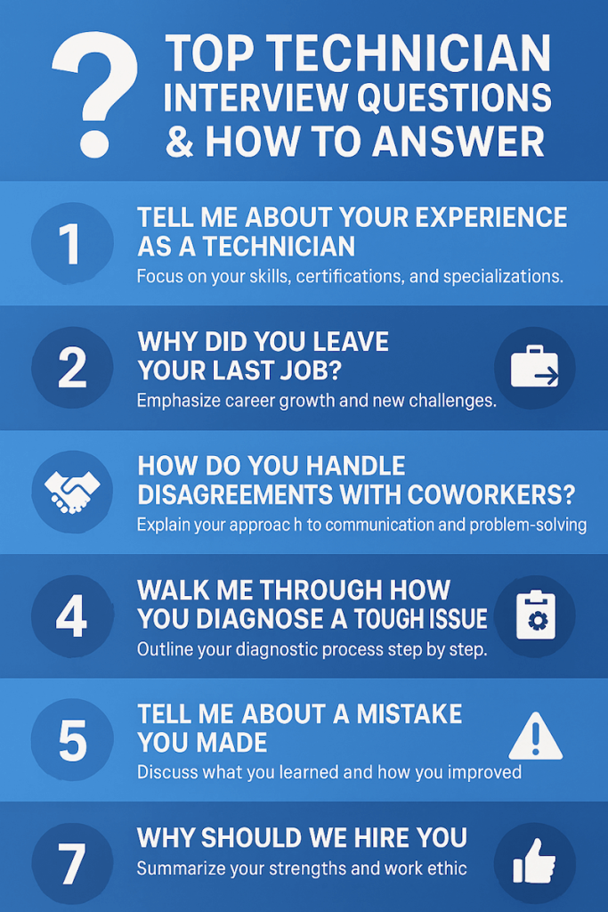 Top technician interview questions