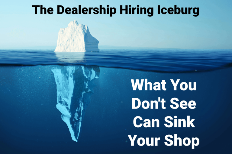Dealership Hiring Iceberg