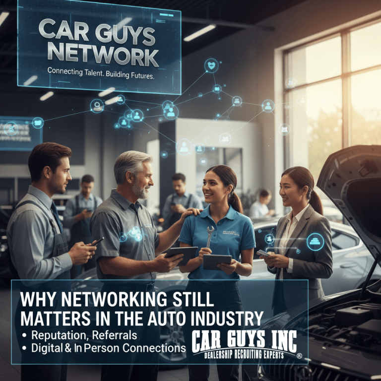 Why Networking Still Matters in the Auto Industry
