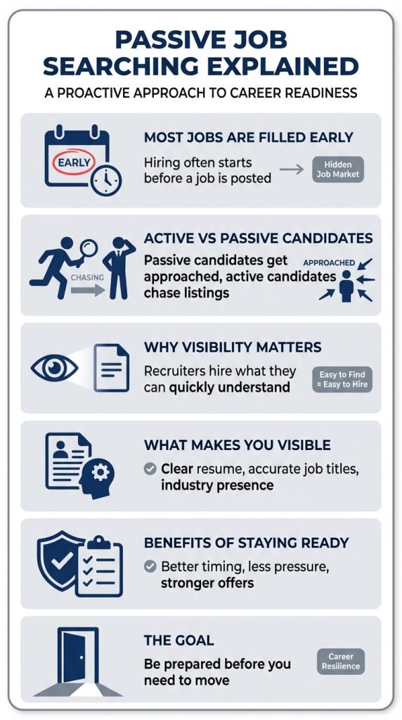 Passive Job Searching Explained.