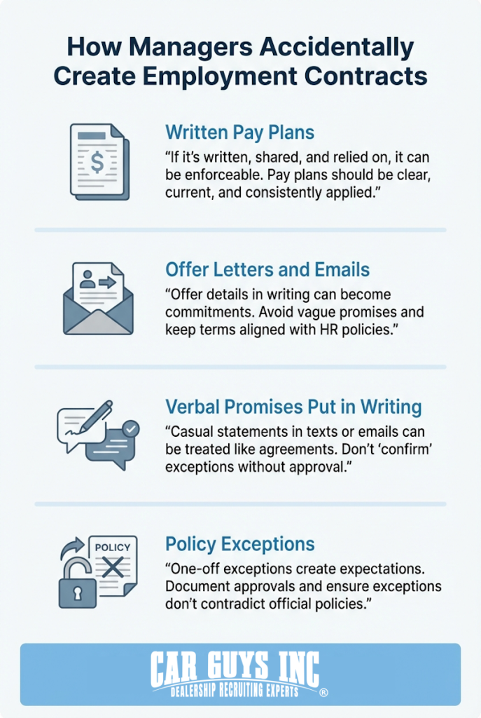 What Dealership Managers Need to Know About Employment Contracts