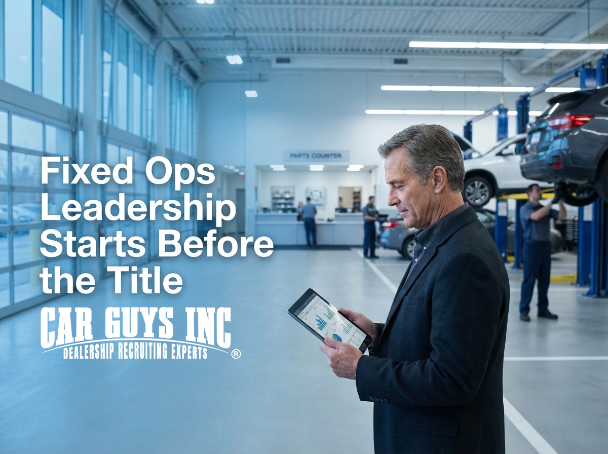 What a Fixed Ops Director Does and How Leaders Grow Into the Role