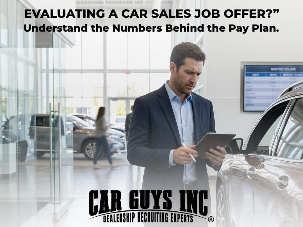 Evaluating a Car Sales Job Offer