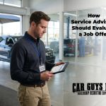 How Service Advisors Should Evaluate a Job Offer