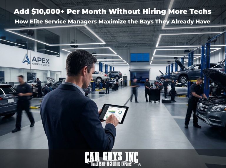Service Department Growth: Add $10,000 Per Month Without More Technicians