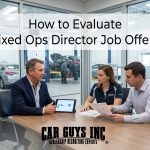 What to Look for in a Fixed Ops Director Job Offer