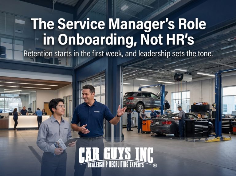 The Service Manager’s Role in Onboarding, Not HR’s