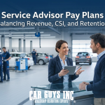 Service Advisor Pay Plans: How to Balance Revenue, CSI, and Retention