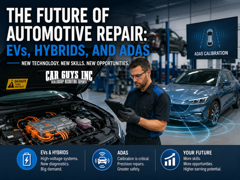 The Future of Automotive Repair: EVs, Hybrids & ADAS