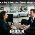 How to Ace a Sales Interview at a Dealership