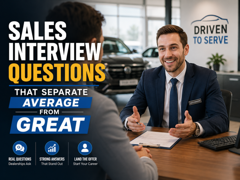 Sales Interview Questions That Separate Average from Great