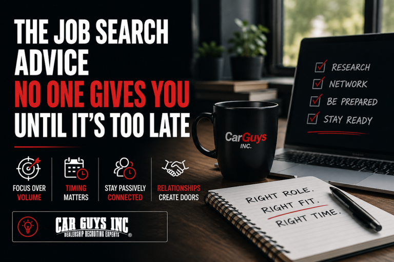 Job Search Advice No One Gives You Until It's Too Late