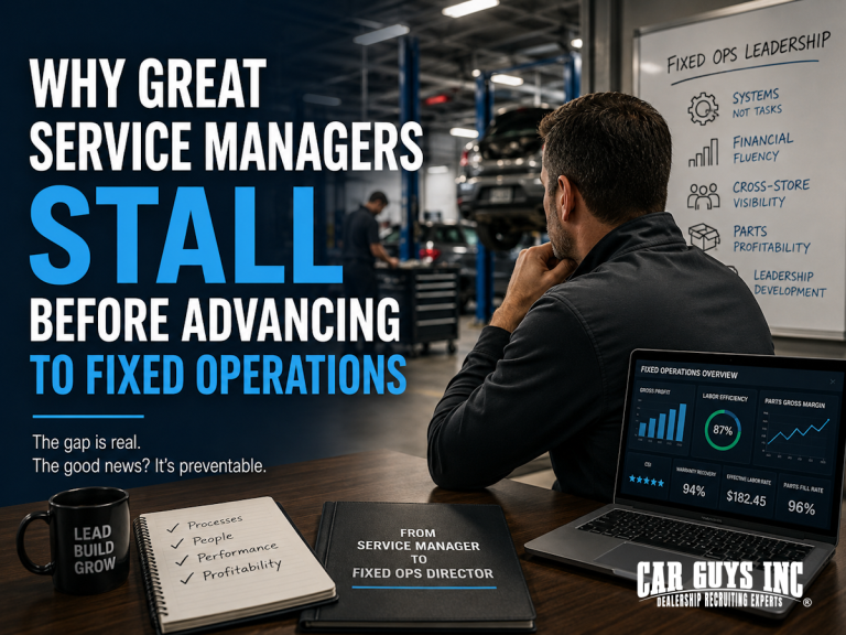 Why Great Service Managers Stall