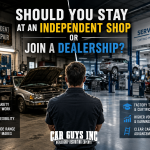 Should You Stay at an Independent Shop or Join a Dealership?