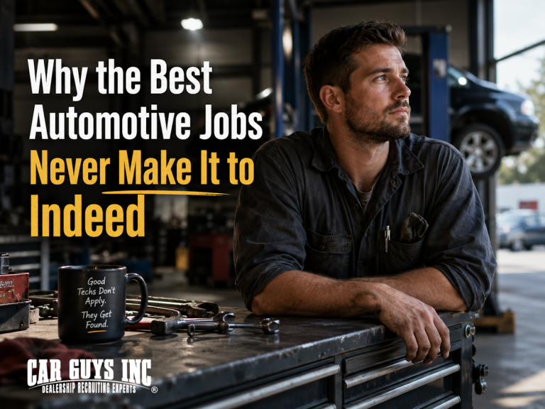 Why the Best Automotive Jobs Never Make It to Indeed