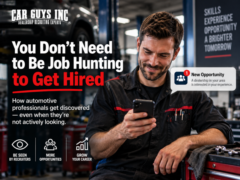 You Don’t Need to Be Job Hunting to Get Hired