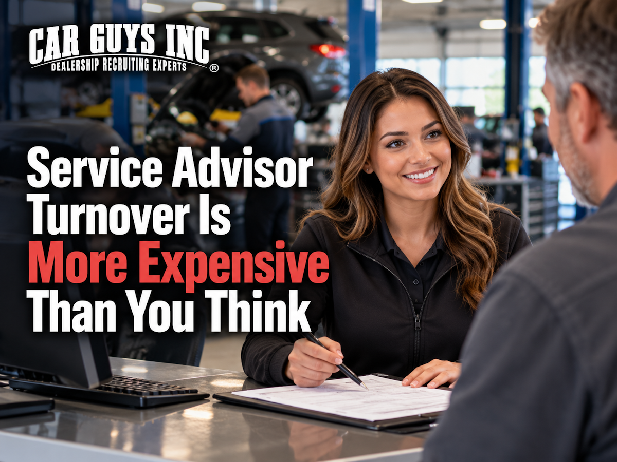 Service Advisor Turnover Is More Expensive Than You Think